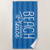 Beach bitte strandtuch (Vorderseite)