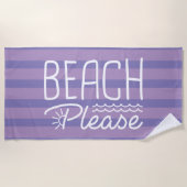 Beach bitte strandtuch (Vorderseite)