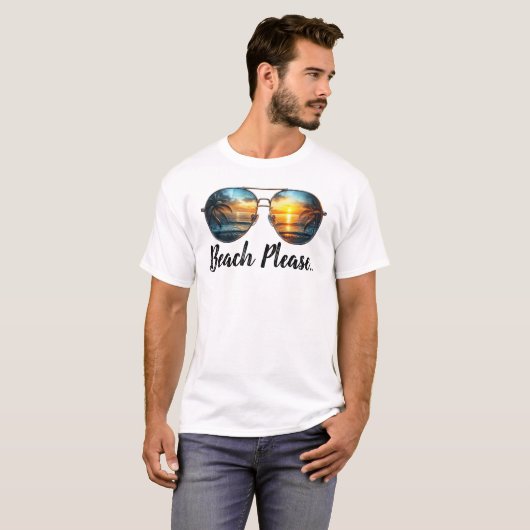 Beach bitte T-Shirt (Vorne ganz)
