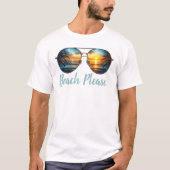 Beach bitte T-Shirt (Vorderseite)