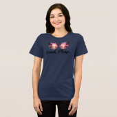 Beach bitte Tri-Blend shirt (Vorderseite voll)
