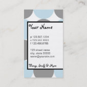 Beach Blanket Visitenkarte (Rückseite)