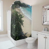 "Beach Bliss" Duschvorhang (Beispiel)