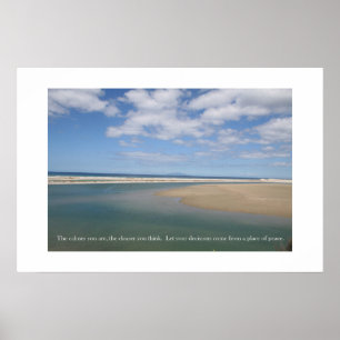 Beach Bliss - mit ruhiger Erinnerung Poster