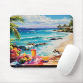 Beach Bliss Mousepad (Mit Mouse)