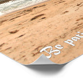 Beach Bliss - Pohutukawa Tree - Patient sein Poster (Ecke)