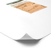 Beach Bliss - Pohutukawa Tree Poster (Ecke)