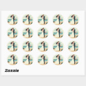 Beach Bliss Romance Sticker (Blatt)