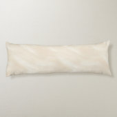 Beach Blue Cream Stripes Seitenschläferkissen (Rückseite)