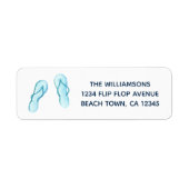 Beach Blue Flip Flops (Vorne)