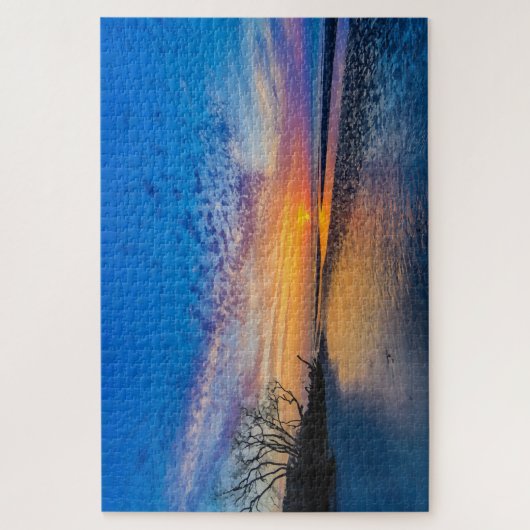 Beach Blue Hour Beaufort SC Puzzle (Vertikal)