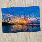 Beach Blue Hour Beaufort SC Puzzle