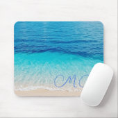 Beach Blue Ocean Aqua Sea Sky Urlaub Mousepad (Mit Mouse)