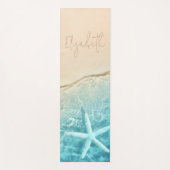 BEACH BLUE STAR YOGAMATTE (Vorderseite)