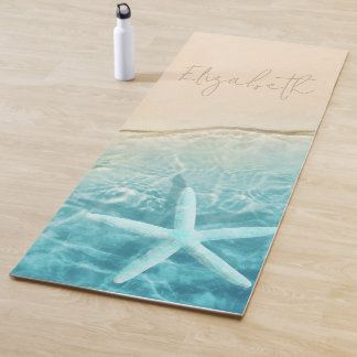BEACH BLUE STAR YOGAMATTE