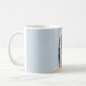 Beach Blue Surf Board Kaffeetasse (Links)