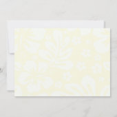 Beach Blume Brautparty - Lilac Einladung (Rückseite)