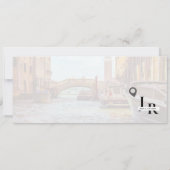 Beach Boarding Pass Hochzeit speichern Sie das Dat Einladung (Rückseite)