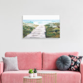 Beach Boardwalk Canvas Print Leinwanddruck (Insitu (Wohnzimmer))