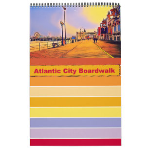 Beach Boardwalk Pop-Art Kalender