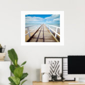 Beach Boardwalk Poster (Heimbüro)