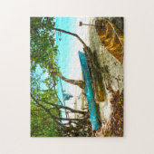 Beach Boats Jamaika. Puzzle (Vertikal)