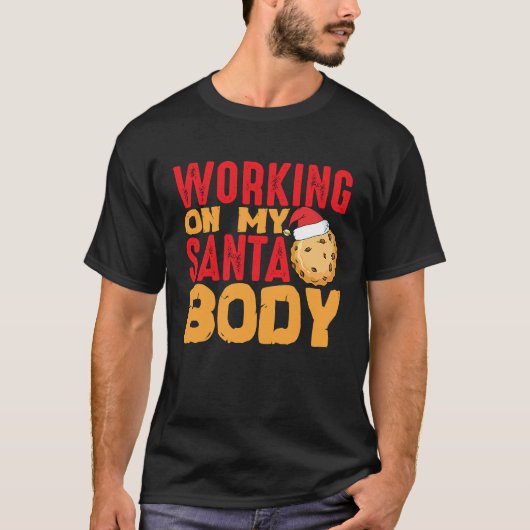 Beach Body How About Working On My Santa Body T-Shirt (Vorderseite)
