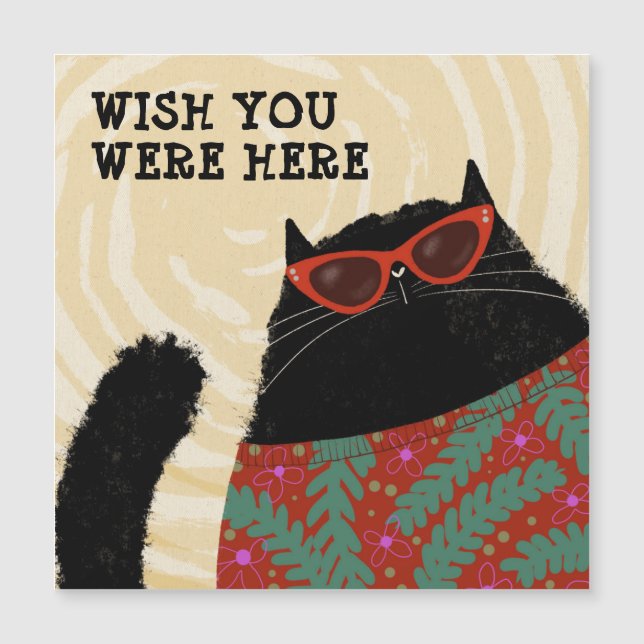 Beach Body Magnetkarte (Vorderseite)