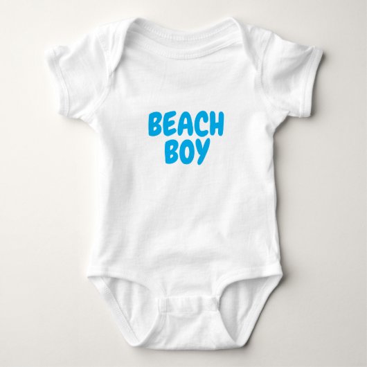 BEACH BODYsuit Baby Strampler (Vorderseite)