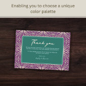 Beach Boho Trendy Wedding danke Ihnen Karten