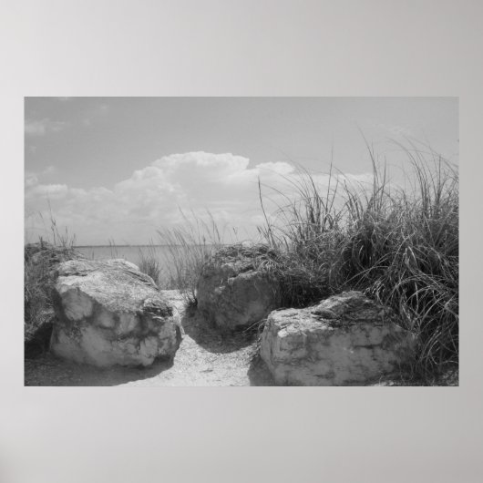 Beach Boulders Poster (Vorne)