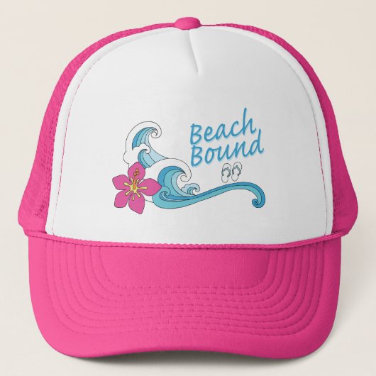 Beach Bound Trucker Hat Truckerkappe (Vorderseite)