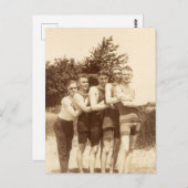 Beach Boys der 1900er Postkarte (Vorne/Hinten)
