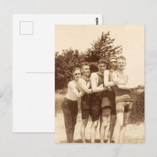 Beach Boys der 1900er Postkarte (Vorne/Hinten)