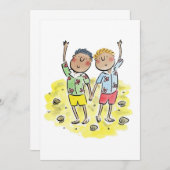 Beach Boys Einladung (Vorne/Hinten)