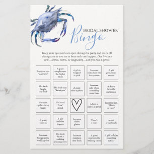 Beach Brautparty Bingo Game - Finden Sie den Gast Flyer