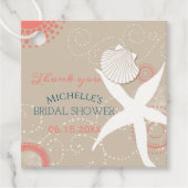 Beach Brautparty Celebration Geschenkanhänger (Vorderseite)