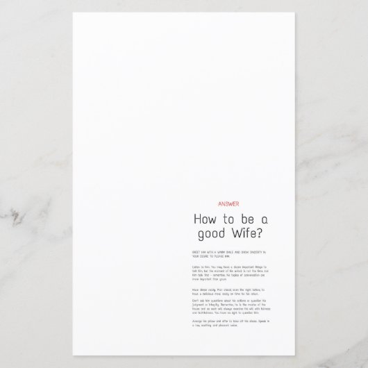 Beach Brautparty Game, Nautical, Meerjungfrau (Rückseite)