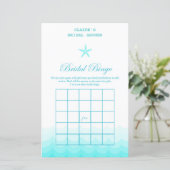 Beach Brautparty Game, Nautical, Meerjungfrau (Stehend Vorderseite)