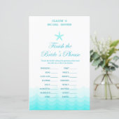 Beach Brautparty Game, Nautical, Meerjungfrau (Stehend Vorderseite)