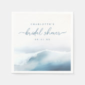 Beach Brautparty Ocean Serviette (Vorderseite)