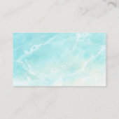 Beach Brautparty Wie viele Kisses Bridal Game Begleitkarte (Rückseite)