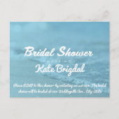 Beach Bridal Dusche Einladung (Vorderseite)