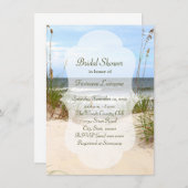 Beach Bridal Dusche Einladungen (Vorne/Hinten)
