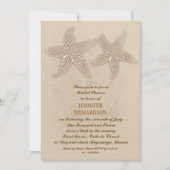 BEACH BRIDAL SHOWER EINLADUNGEN (Vorderseite)