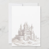 Beach Bride Brautparty Einladung (Rückseite)