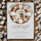 Beach Bride Letzter Toast an der Küste Einladung