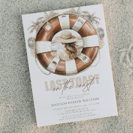 Beach Bride Letzter Toast an der Küste Einladung