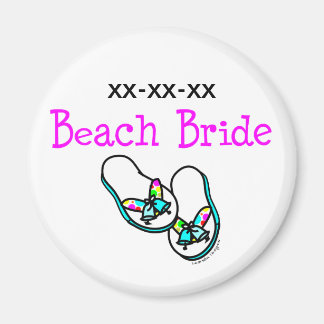 Beach Bride Magnet
