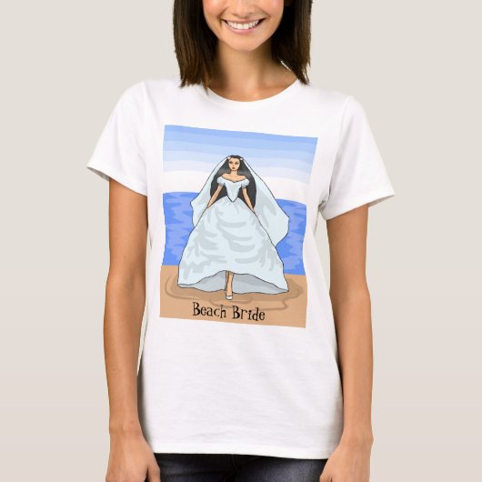 Beach Bride Shirt (Vorderseite)